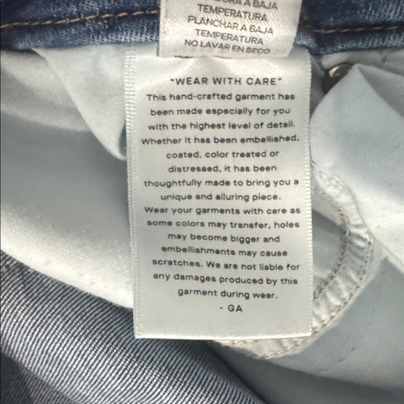 Good American Blue Straight Leg Jeans - Picture 6 of 15